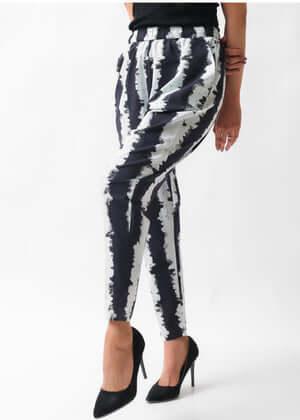 Straight Trouser / Pants WBL White Black Lines