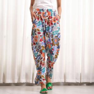 Straight Trouser / Pants Multi Floral