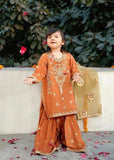 Rust Gharara 3pc kids