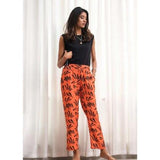 Straight Trouser / Pants Orange