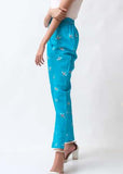 Straight Trouser / Pants T Sea Green Flakes