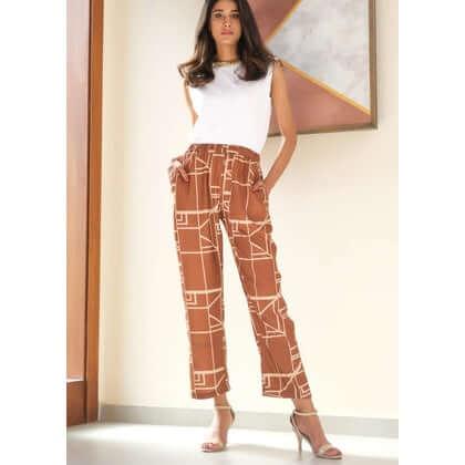 Straight Trouser / Pants Brown